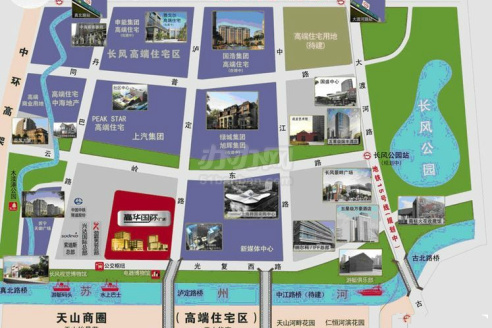 商圈区位图